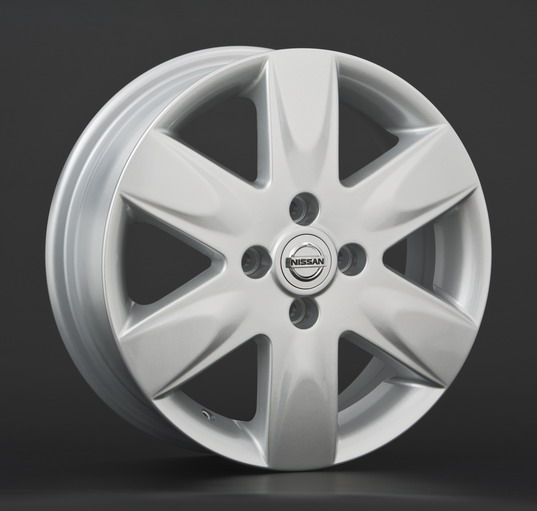 фото диска Replica LA R15 ET45 DIA60,1 PCD:4/100 насыщенный темно-серый+черный