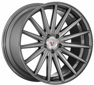 фото диска VISSOL R21 ET25 DIA74,1 PCD:5/120 БЛЕСТЯШИЙ ГРАФИТОВЫЙ