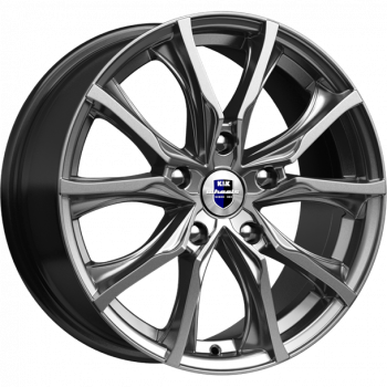 фото диска Rapid R17 ET34 DIA72,6 PCD:5/120 Серый тёмный глянцевый