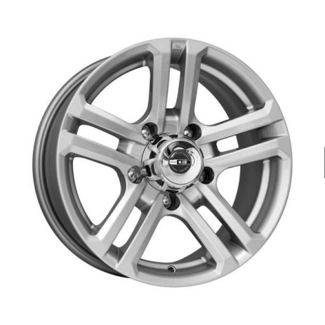 фото диска КиК R16 ET30 DIA98 PCD:5/139,7 темно-серебристый