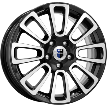 фото диска Rapid R15 ET50 DIA60,1 PCD:4/100 Чёрный глянцевый с полированной лицевой частью