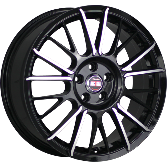 фото диска Alcasta R17 ET45 DIA70,1 PCD:5/115 черный полированный