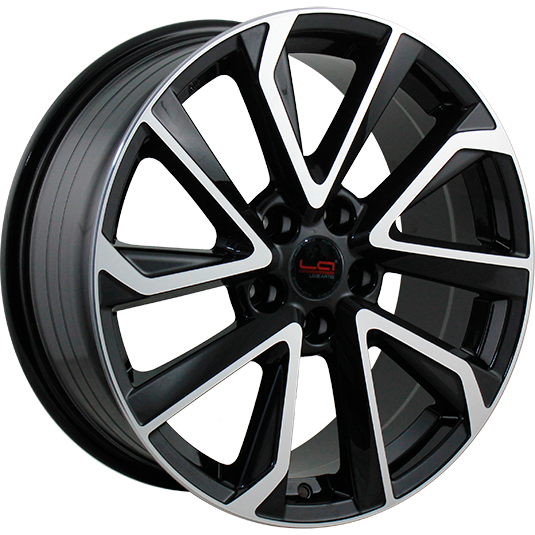 фото диска Replica LA R19 ET30 DIA60,1 PCD:5/114,3 черный полированный