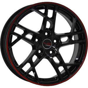 фото диска Replica LA R15 ET36 DIA60,1 PCD:4/100 черный полированный