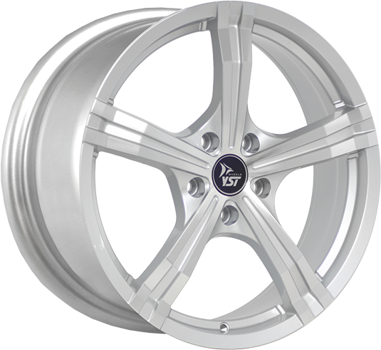фото диска YST R16 ET45 DIA60,1 PCD:5/114,3 серебристый полированный