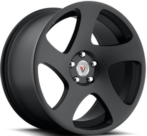фото диска VISSOL R18 ET25 DIA72,6 PCD:5/114,3 черный матовый
