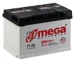 фото акб A-MEGA Ultra+ 6СТ-77 АчА 
 прямая