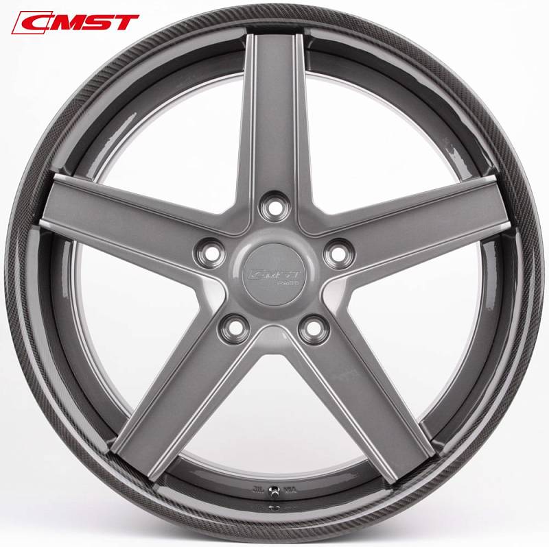 фото диска CMST R21 ET45 DIA110,1 PCD:5/150 графит + карбоновый обод